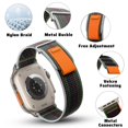 thumbnail image 2 of Paquete de 3 correas compatibles con Apple Watch de 42 mm, 44 mm y 45 mm, correa de repuesto deportiva de tela de nailon para iWatch Ultra SE Series 9/8/7/6/5/4/3/2/1, estilo tres, 2 of 4