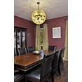 thumbnail image 2 of ET2 Lighting - Fiori-12 Light Pendant in Leaf style-20 Inches wide by 20 inches, 2 of 7