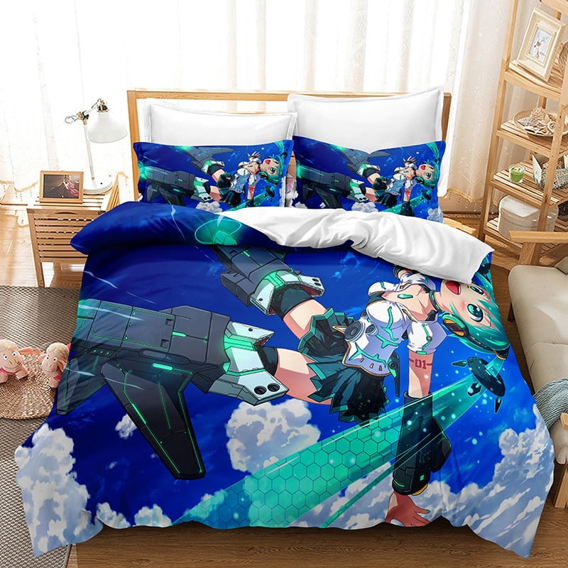 Japan Anime Hatsune Miku Air Conditioning Blanket Cartoon Nap Blanket Bed Sheet 