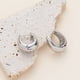 thumbnail image 2 of Aros grandes para mujer, aros ovalados, plata 925, aros pequeños para cartílago, aros grandes, 2 of 4