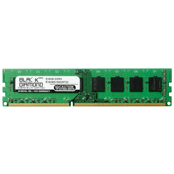 8GB RAM Memory for ASRock Motherboards 990FX Extreme4 240pin PC3-12800 DDR3 DIMM 1600MHz Black Diamond Memory Module Upgrade