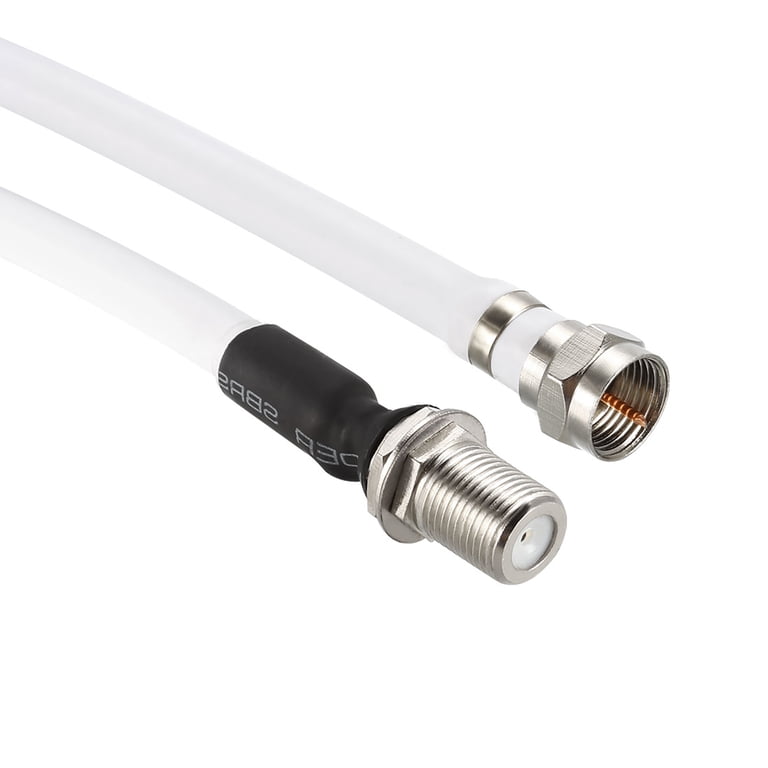 Uxcell MMCX Male Right Angle To RP-SMA Female Bulkhead Pigtail Cable – 8inch RF1.37 Coaxial Adapter, 4-Pack For WiFi, 4G, GPS, And Antenna Connections