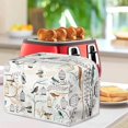 thumbnail image 4 of UNICEU Bird Print Toaster Cover 4 Slice Dustproof Bakeware Protector Small Kitchen Appliance Dust Covers Protection, 4 of 7