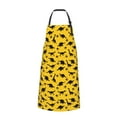 thumbnail image 2 of Lsque Dinosaur Waterproof Apron Chef Aprons for Men Heavy Duty Chemical Work Apron Extra Long Grilling Aprons with Adjustable Bib Apron, 2 of 9