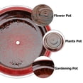 thumbnail image 4 of Miangastore 1Pc Hydroponic Ceramic Flower Pot Creative Succulent Daffodil Gardening Pot, 4 of 8