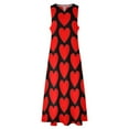thumbnail image 3 of Hearts Long Dress party dress wom elegant luxury african dresses for woman Dress, 3 of 6