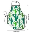 thumbnail image 2 of Pofeuu Cactus 1 Print Aprons with Pockets, Cute Aprons for Kitchen, Cooking, Server, Barber, Chef Apron, 2 of 7