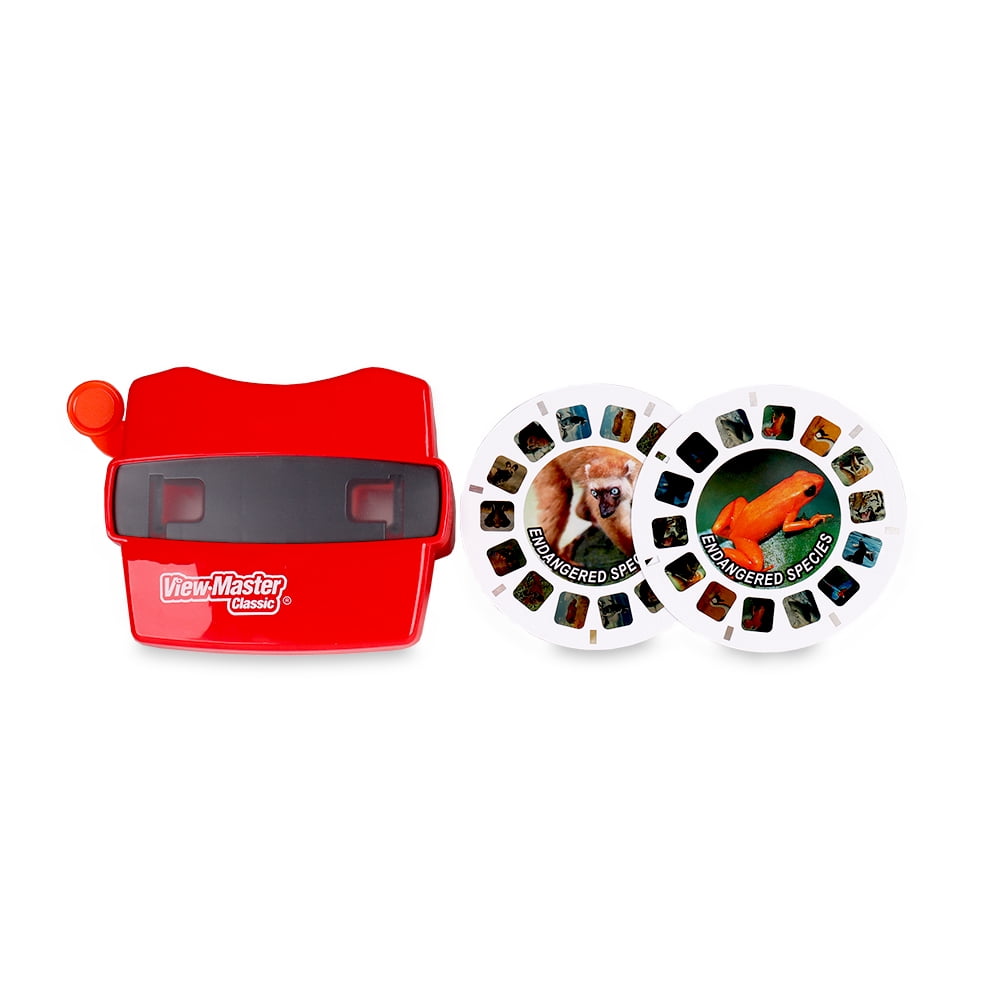 RED color View-Master viewer by Image 3D made in the USA 