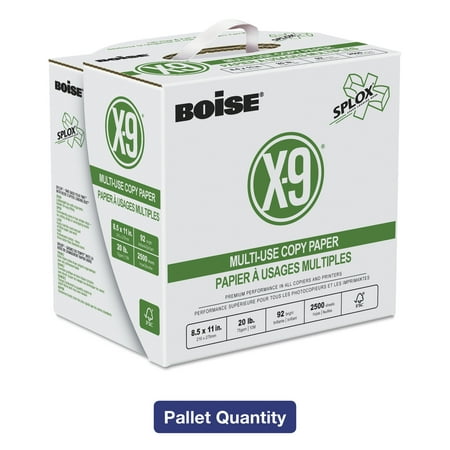 Boise X 9 Splox Multi Use Paper 92 Bright 20lb 8 5x11 White