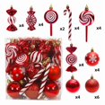 thumbnail image 4 of 36 Piezas de Bolas de Navidad para Colgar en el Árbol de Navidad, Colgantes con Forma , Esferas Navideñas de Color Azul Oscuro, 4 of 5