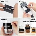 thumbnail image 6 of NOGIS Chalkboard Labels,Removable Labels Reusable Waterproof Mason Jar Labels Stickers for Blackboard Sticker,Mason Jars, Storage, Craft Rooms, Glass Bottle, Store Home & Kitchen (150 pcs), 6 of 7