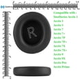 thumbnail image 6 of Geekria QuickFit Replacement Ear Pads Compatible with SteelSeries Arctis 1/ 3/ 5/ 7/ 7+/ 7P/ 7P+/ 7X/ 9/ 9X, Arctis Pro/Prime Headphones, Ear Cushions, Repair Parts (Black), 6 of 6