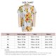 thumbnail image 2 of Camiseta de verano para mujer, blusas casuales plisadas con botones delanteros de manga corta para uso diario, 2 of 2