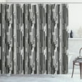 thumbnail image 1 of Ambesonne Black and White Shower Curtain, Geometrical, 69"Wx84"L, Black White, 1 of 3