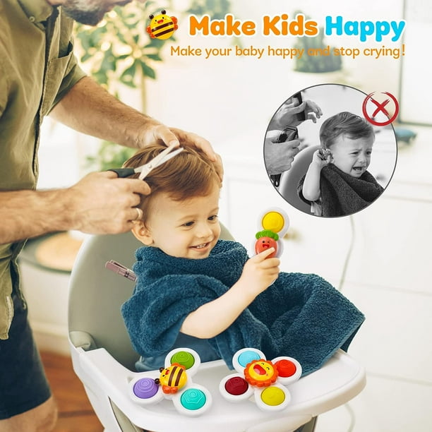 Activity-board Chaise haute ventouse jouet bébé spinner de 6 à 12 mois,  jouet de motricité