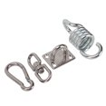 thumbnail image 4 of Kit de suspensión de columpio de acero inoxidable de alta resistencia para colgar hamacas y sillas, juego de montaje para techo y porche., 4 of 14