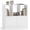 White, variant on BarefHaven 3-Cube Bookcase, 3-Tier Bookshelf with Cabinet, Modern Book Shelf for Small Space, Open Storage Organizer Unit for Study Home Office Living Room (2,Black)