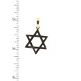 thumbnail image 2 of 18K Yellow Gold Star David Pendant 1.26 x 0.90  inches, 2 of 4