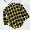 thumbnail image 2 of Fall Jackets For Women 2025 Sevevn Womens Long Sleeve Button Down Shirt Casual Plaid Flannel Shirt Collared Blouse Tops, 2 of 3