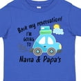 thumbnail image 4 of Inktastic Book My Reservation I'm Going to Nana and Papa's Boys or Girls Toddler T-Shirt, 4 of 5