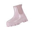 thumbnail image 2 of Xfvqtps Womens Ankle Rain Boots Solid Color Waterproof Non-Slip Rubber Garden Shoes Chunky Flat Sole Rainy Day Footwear, 2 of 6