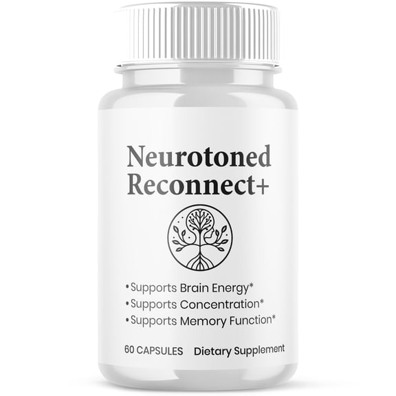 Neurotoned Reconnect  Advanced Formula Brain Support Pills Maximum Strength Supplement 60 Capsules
