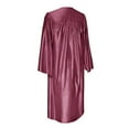 thumbnail image 3 of Endea Graduation Shiny Garnet Graduation Gown  Cap, 3 of 9