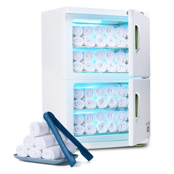 Byootique 46L Capacity Hot Towel Cabinet with UV Sterilizer Electric Equipment for Massage Facial Spa Beauty Salon Nail