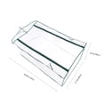 thumbnail image 2 of 1Pack Multi-Tiered PVC Garden Greenhouse Replacement Cover for Plant Protection Cold Protection Weatherproof in Backyard Patio 47X27X19In, 2 of 8
