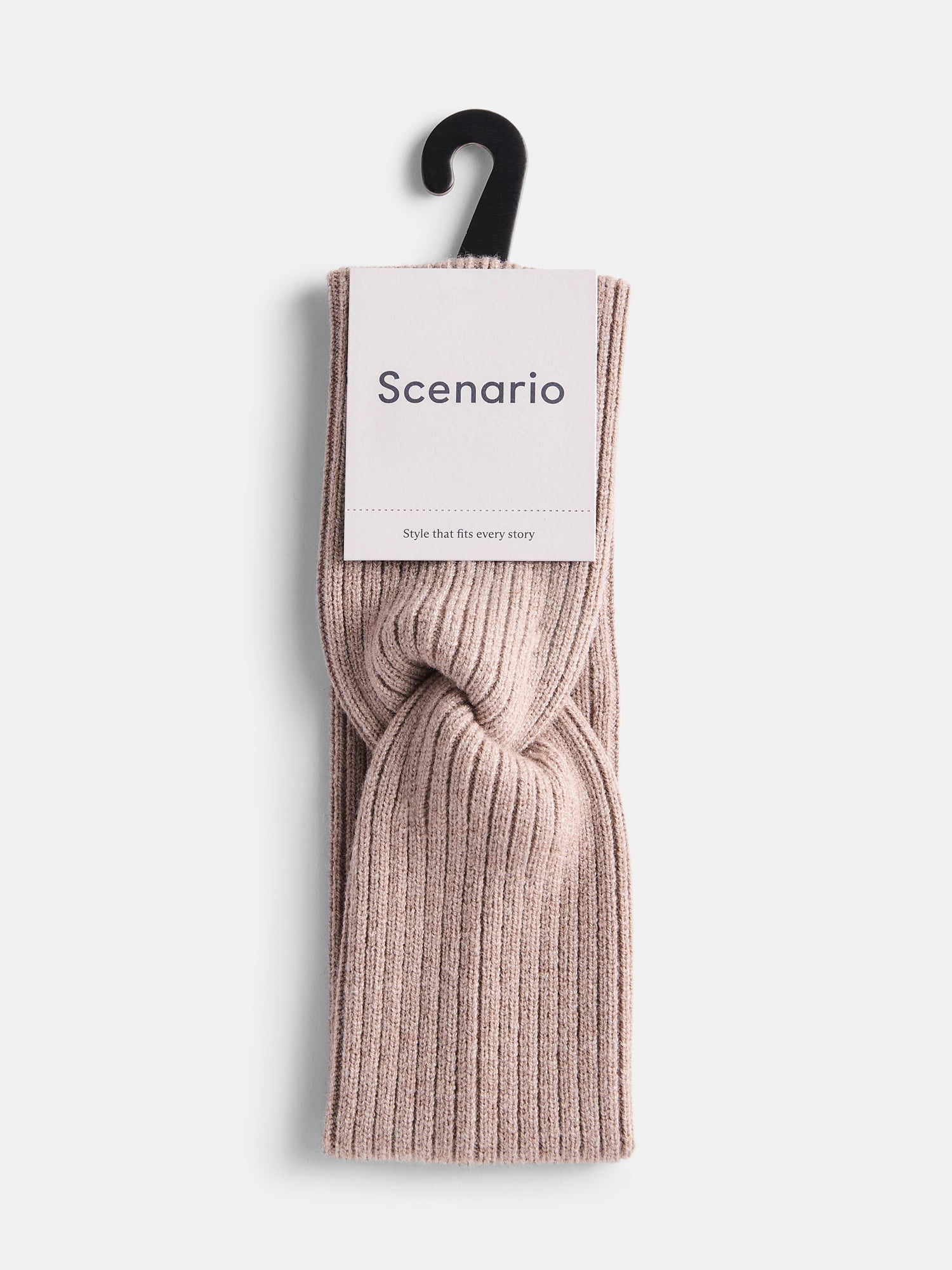 Scenario Women's Knit Twist Headwrap, Toasted Heather