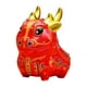 thumbnail image 5 of Figuras de dragón del Año Chino, alcancía, estatua decorativa, plato de recuerdo Rojo, 5 of 9