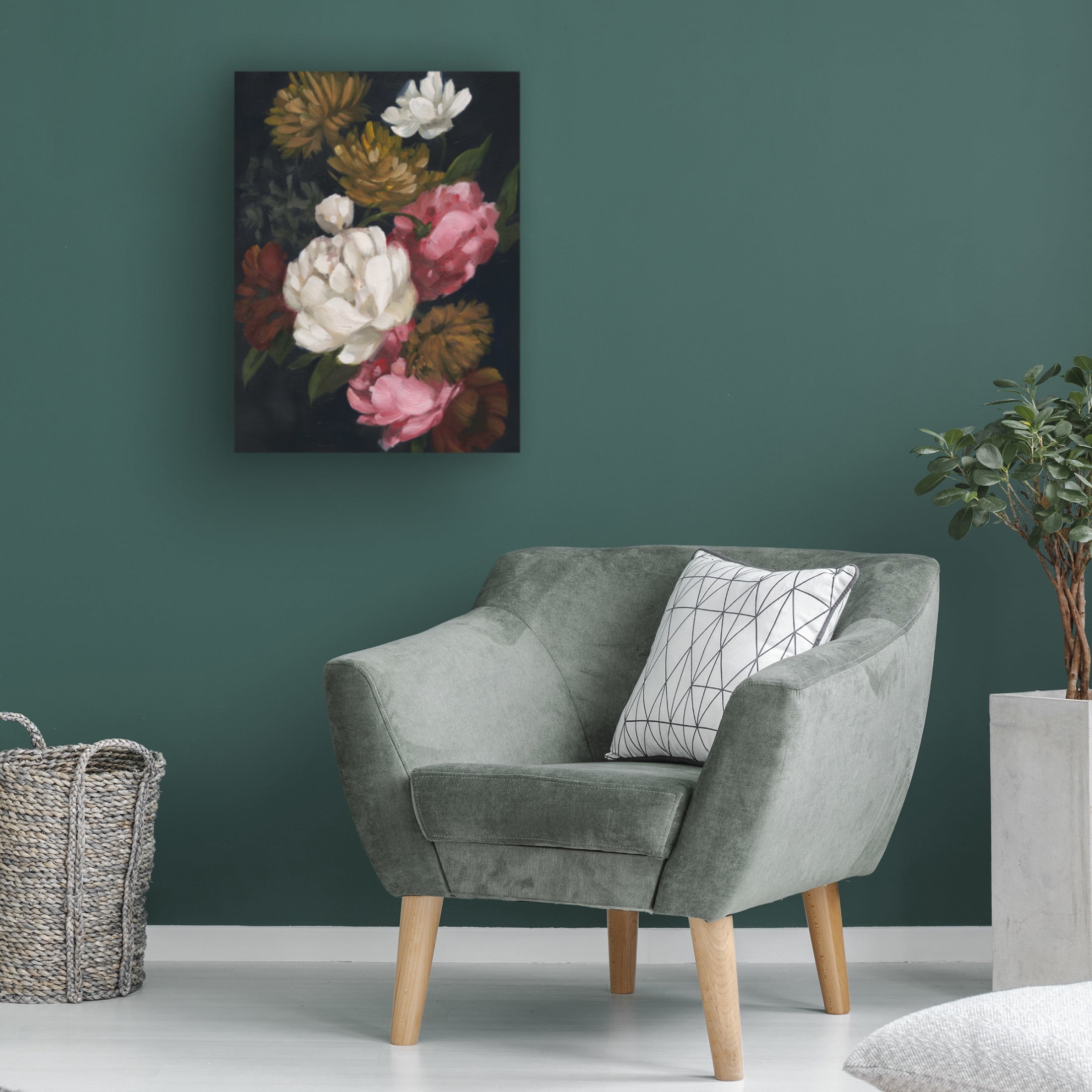 Trademark Fine Art Grace Popp Bouquet Eclipse I Canvas Wall Art