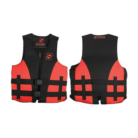 Seachoice 85106 Evoprene Multi-Sport Vest, Red/Black, L