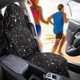 thumbnail image 4 of POLERO Constellation Star Pattern Bucket Seat Cover, Non Slip Sweatproof Plush Microfiber Towel Protector for Trucks Vans and Passenger Cars, 4 of 7