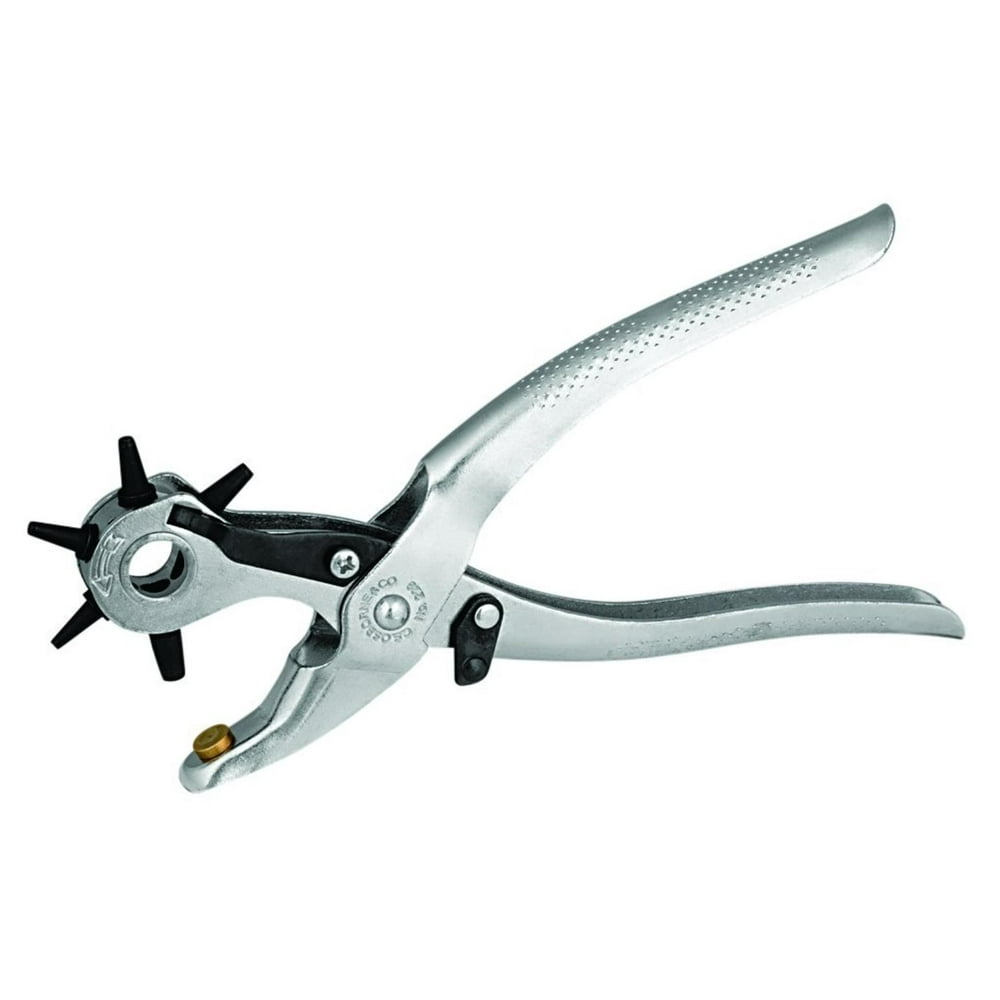C.S. Osborne 223 Revolving Leather Hole Punch, Multisized, This item
