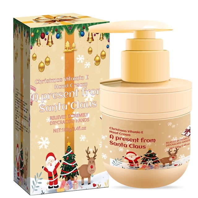 Regalos de crema de manos, regalos para el día de la madre para mamá, loción de manos para Navidad/invierno, crema de manos de 100 g, hidratante de larga duración, para sequedad y agrietamiento, agua