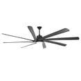 thumbnail image 5 of Parrot Uncle 100" Modern HVLS LED Ceiling Fan with Light and Remote, Windmill Ceiling Fan, 8 Black ABS Blades, DC 6-Speed Reversible Motor, 5 of 6
