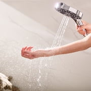 JOMOO Handheld Shower Head, 6 Setting High Pressure Filtered Showehead with Handheld, 6 inch Water Softener Filters Beads for Hard Water Shower Head with Extra Long 71 Stainless Steel Hose (Chrome)