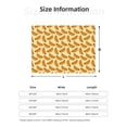 thumbnail image 5 of Yiaed Hot Dog 3 Print Blanket Throw Blanket Soft Cozy Flannel Blanket for Home Bed Sofa Couch Chair-80"x60", 5 of 6