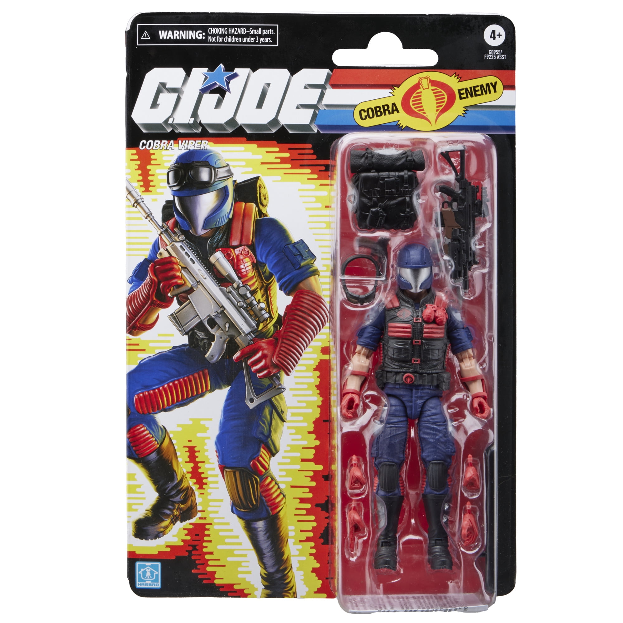 G.I. Joe Classified Series Retro Cardback, Cobra Viper, 6” Action Figure