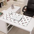 thumbnail image 3 of Long Mouse Pads for Desk,White Cow Dot Pattern Desk Mats on Top Of Desks, Desk Mouse Pad Extra Large with 3mm Non-Slip Base and Stitched Edge for Gaming,Office,Work,Home 31.5"x15.7", 3 of 6