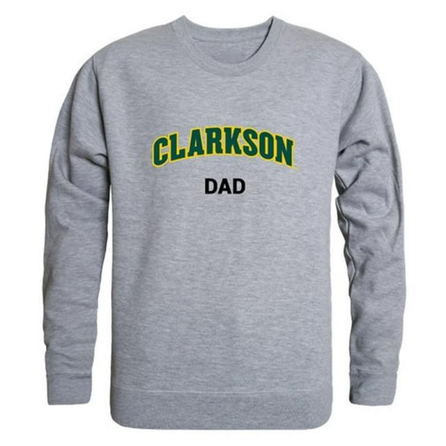 W Republic 562-281-HGY-01 Clarkson University T-Shirt Col Rond pour Hommes Papa, Gris Chiné - Petit