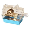 thumbnail image 1 of villa pour Animaux en Acrylique avec Grande Roue de Course, Bouteille d'Eau, cage pour hamster, 1 of 6