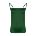 thumbnail image 3 of HAPIMO Women's Summer Tank Tops Halter Neck Blouse Twist Ruched Front Camisole Solid Color Print Tops Sleeveless Shirts for Girls Casual Loose Fit Camis Green L, 3 of 5