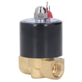 thumbnail image 3 of Válvula de solenoide eléctrica de latón, rosca hembra, válvula de solenoide normalmente cerrada de flujo de 1 vía para aceite de agua AC220V, 3 of 8