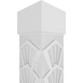 thumbnail image 4 of Ekena Millwork 12"W x 8'H Craftsman Classic Square Non-Tapered Coastal Fretwork Column w/ Standard Capital & Standard Base, 4 of 8