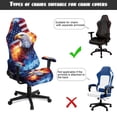 thumbnail image 4 of Jeiento Eagle Gaming Chair Cover Set of 4 Breathable Rotating Chair Slipcover with Elastic Bottom American Flag Computer Chair Protector with Armrest Cover, 4 of 7