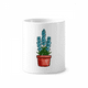 thumbnail image 1 of Cepillo de dientes titular de la pluma Mug de ceramica blanca taza 350ml, 1 of 2