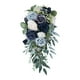thumbnail image 2 of Ramo de novia artificial, elegante ramo para decoración de iglesias Azul, 2 of 9