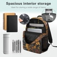 thumbnail image 5 of Bulopur Cute Kids 17 Inch Backpack Set, 4 Piece Highland Cow Print School Bookbag with Lunch Box, Water Bottle Holder and Pencil Case for Elementary, 5 of 8